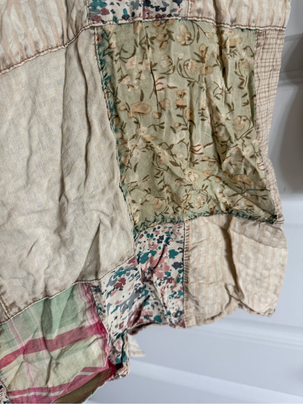 Young Threads Patchwork Embroidered Boho Kimono NWT M - Picture 8 of 12